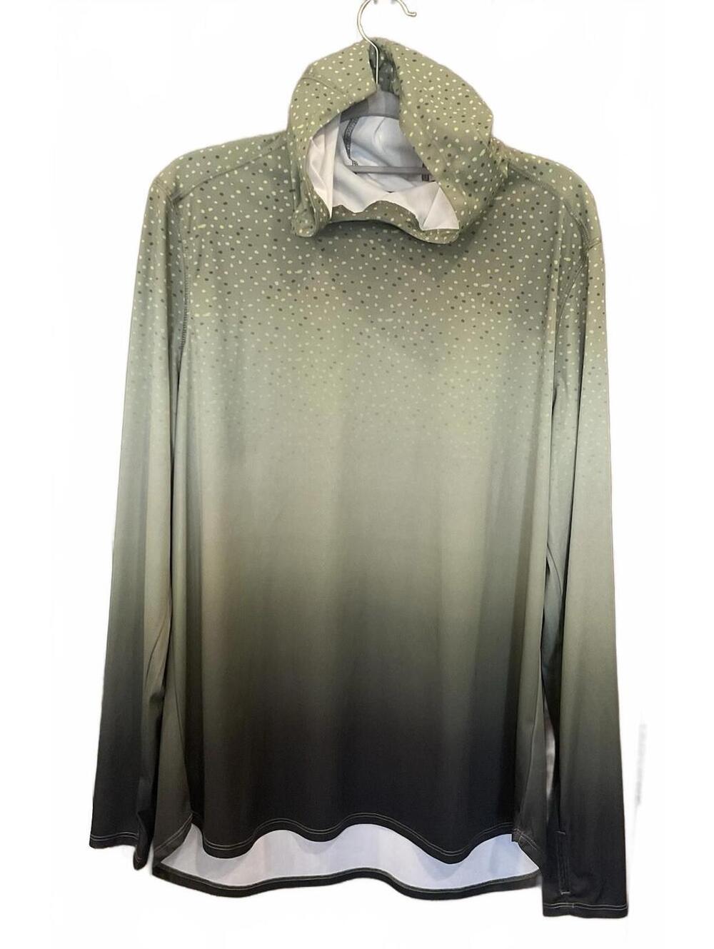 Johnny Morris WW Sportsman Womens Green Long Sleeve Fishing Hoodie Size L